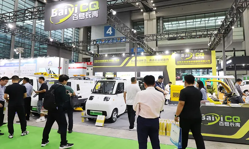New Energy Sanitation Vehicles Shine at the 2023 China Sanitation Expo